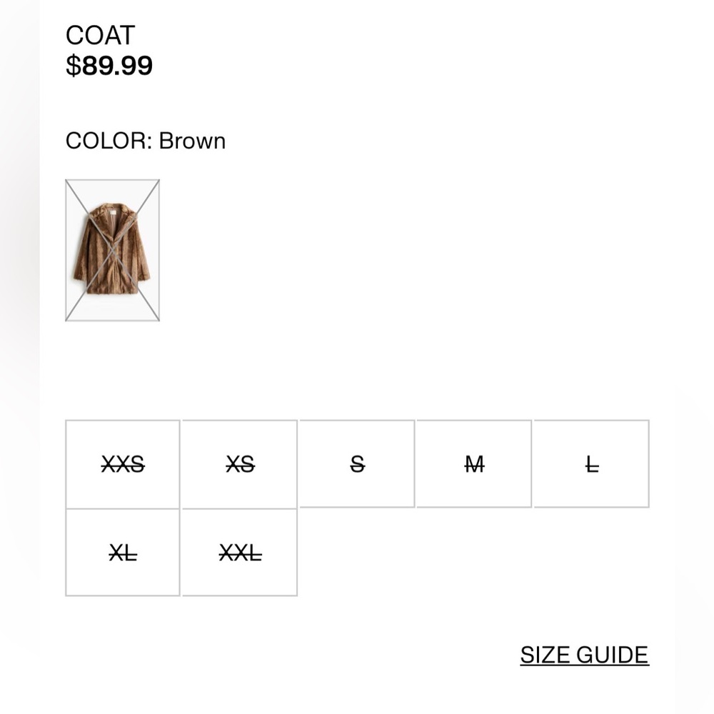 H&M Tan Fur Jacket - Picture 9 of 9